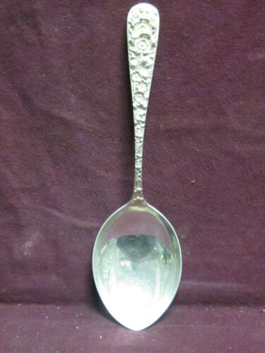 Stieff Sterling Forget Me Not BERRY CASSEROLE SERVING SPOON  9 1/8" 100g No Mono - Picture 1 of 4