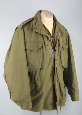 Men's U.S. Army M-65 Military Field Jacket with Liner, XL | eBay