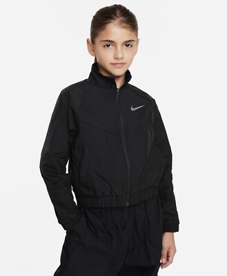 Nike Jacke Sportswear Windrunner schwarz Mädchen XL Tanz UVP 69,99£