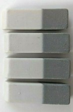 Erasers Pen Ink & Pencil Erasers x 4 Rubbers