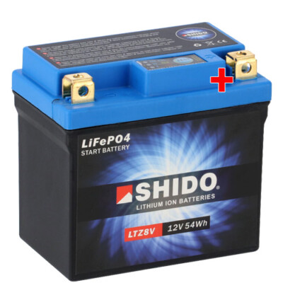 Batterie für Honda SH 125 i AD ABS Top Case Smart Key Sys 22 Shido Lithium YTZ8V