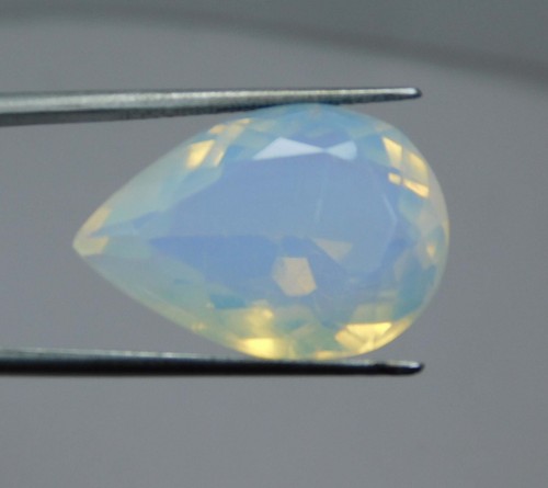 Blue Fire Opal 22.20 Ct Pear Cut Australian Loose Gemstone.O-7058 - Picture 2 of 6