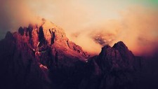 Landscape mountains nature Custom Gaming Mat Desk