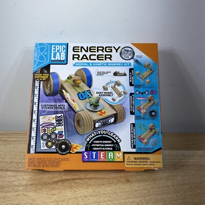 ENERGY RACER Model Kinetic Energy Kit PA-7068 by Epic Lab Science Kits STEAM NEW | eBay