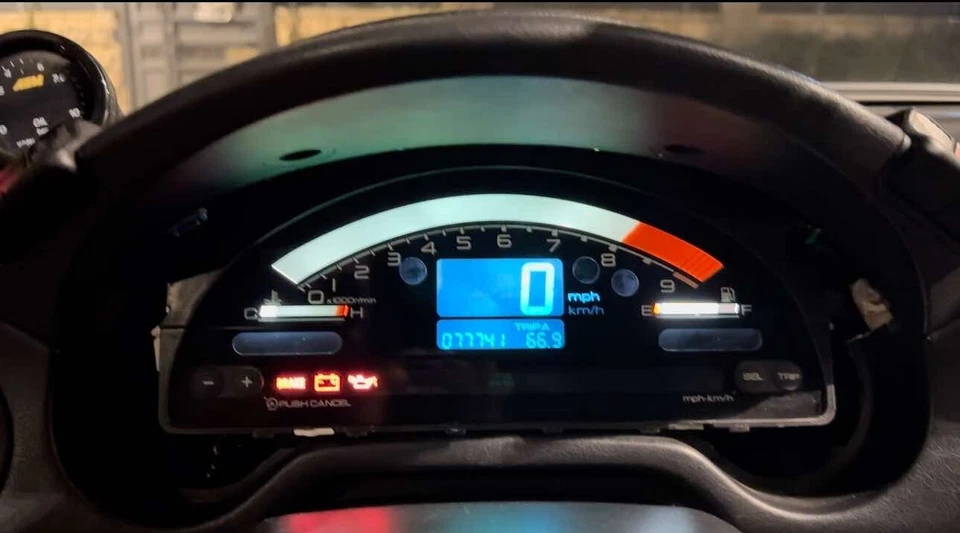 Placa de medidor de cor Honda S2000 Ap1 para cluster - Imagem 3 de 4