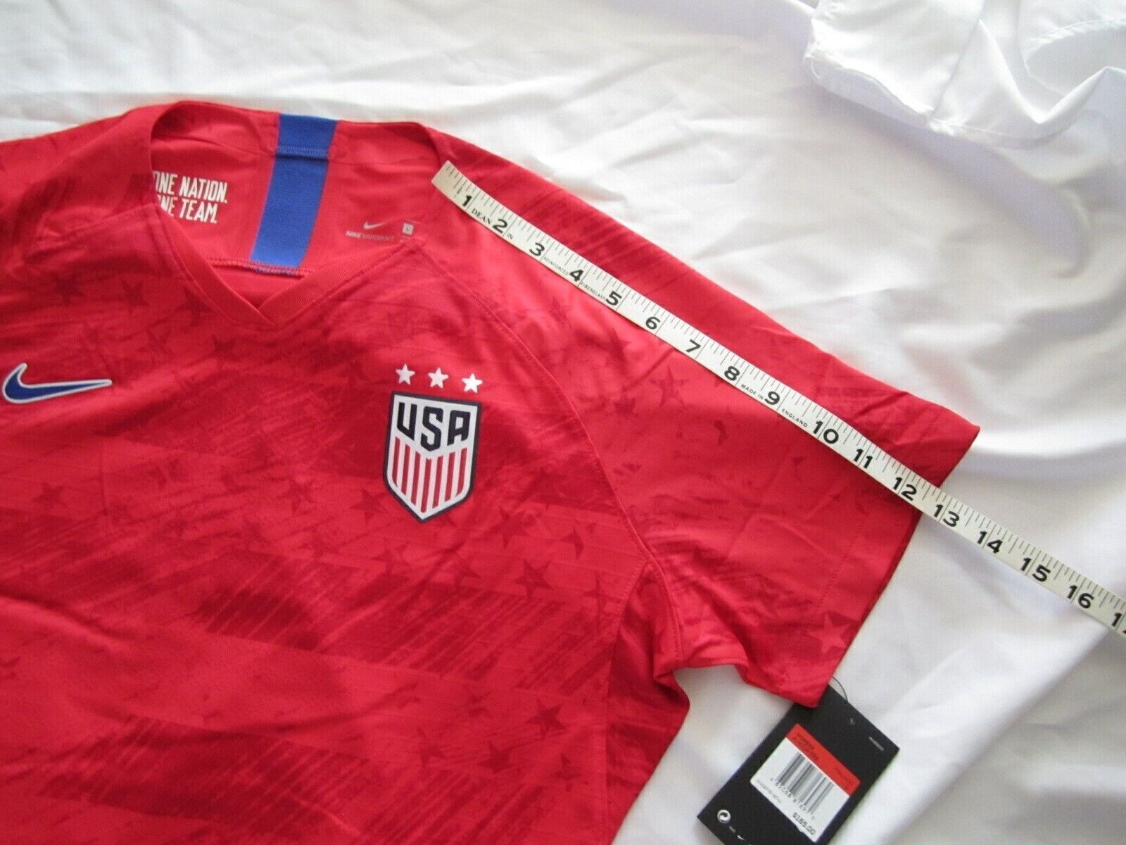 New W/ Tag Women's Nike Vaporknit Slim Fit Team USA Jersey Sz L (Retail $165) thumbnail 5