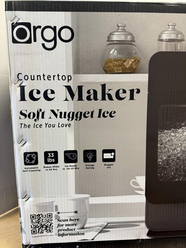 Orgo RGS4506 The Sonic 120v Countertop Black Nugget Ice Maker | Sealed - 第 2/5 張圖片