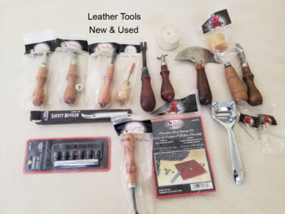 Leather Tools Lot 
