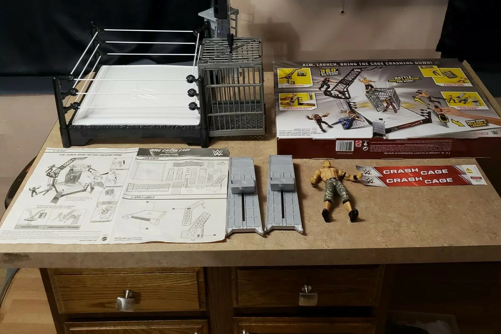 wwe crash cage set