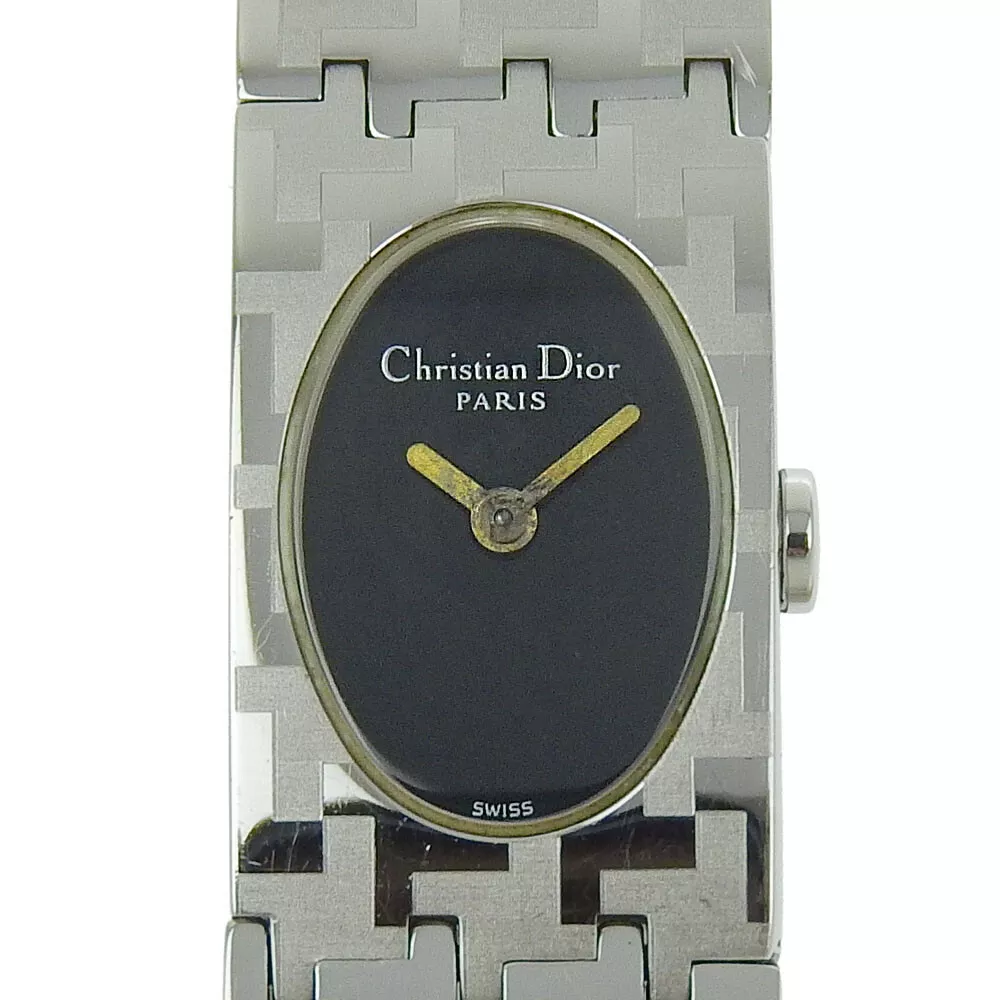 Dior D70 100 Miss Dior Watches blackDial Stainless Steel Quartz Analog dis...