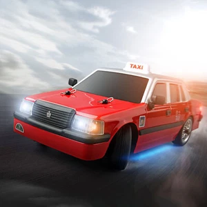 1x Scale 1/16 Hong Kong Taxi RTR RWD Drift RC Car EP w/Gyro 2.4GHz Radio #MN38