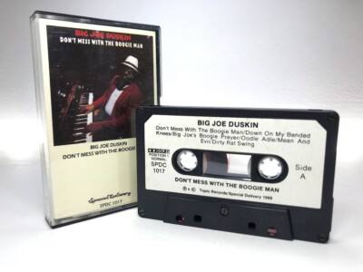 Big Joe Duskin DON'T MESS WITH THE BOOGIE MAN Vintage Kassette SPDC1017 *SELTEN*