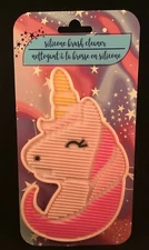 Silicone Makeup Brush Cleaner Mat - Unicorn - Suction Cup Back