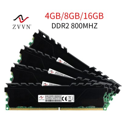 16GB 8GB 4GB DDR2 800MHz PC2-6400U CL5 Intel Desktop PC Arbeitsspeicher RAM DE