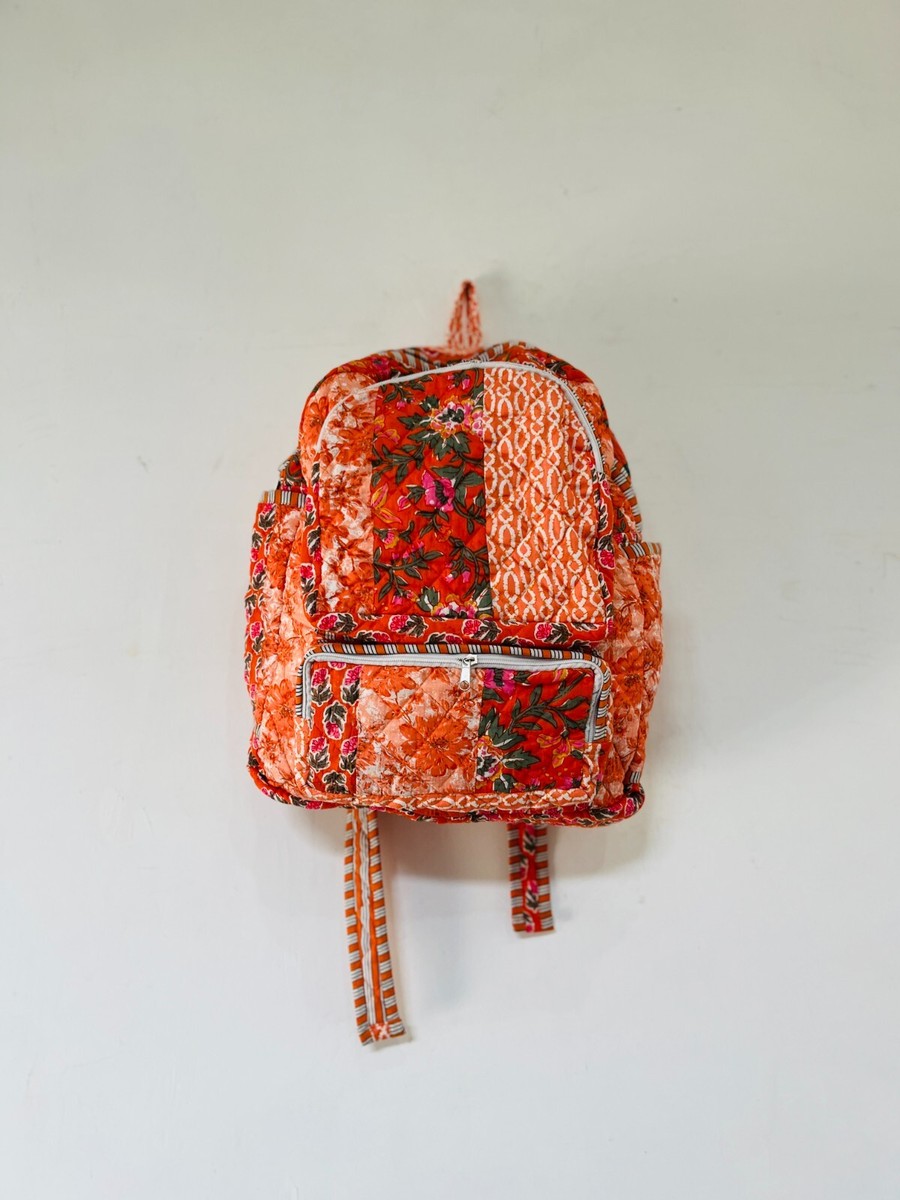 Boho Red Multicolor Woven Backpack for Women (N32) NEW Peruvian Woven Llama Backpack Pink Orange Striped Andean  main image 2