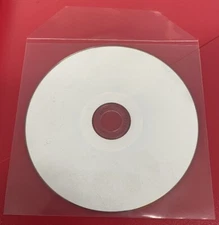 100 CD DVD CPP Clear Plastic Sleeve with Flap 100 Microns