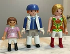 Vintage Playmobil Family Father Mother Daughter Figure Set
