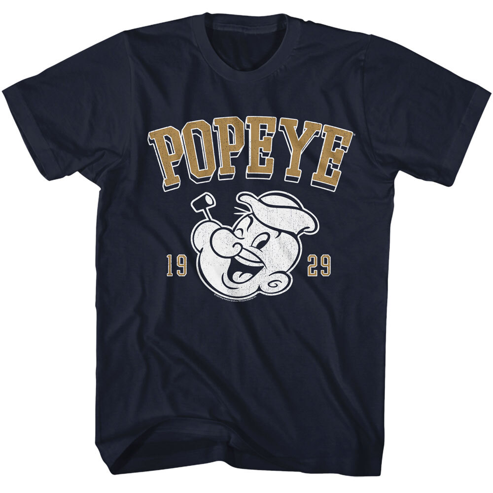 Popeye The Sailor Man Vintage Cartoon 1929 Popeye Face Men's T Shirt