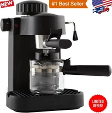 Cafetera espresso capuchino 120 voltios negra