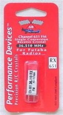 Futaba 36Mhz Channel 651 36.510 FM Receiver Crystal