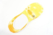 SUN STONE TIE DYED YELLOW ORANGE ONE SIZE 1 PAIR LOAFER NO SHOW SOCKS MENS NEW