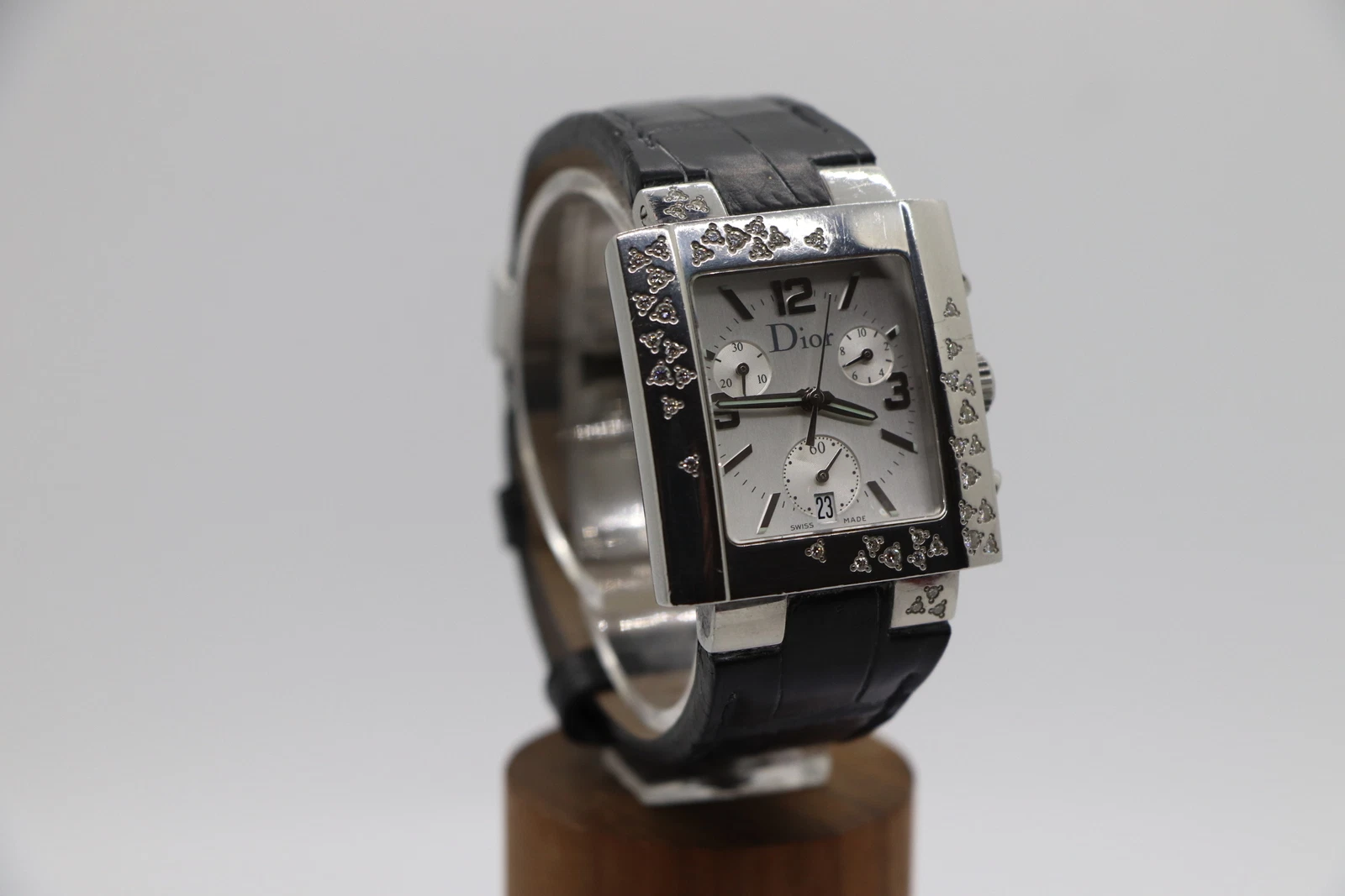 Chronographe Dior Riva diamant véritable