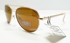 Oscar by Oscar de la Renta 3041 Brown Mirrored Aviator Sunglasses /945/ NEW