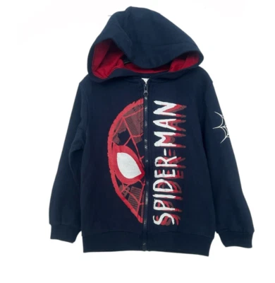 Boys Girls Spiderman Hoodie Spidey Hooded Top Sweatshirt Jumper Kids Hoodie