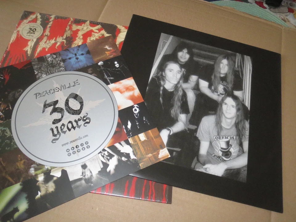 AUTOPSY -FIEND FOR BLOOD- AWESOME RARE PRESS 12" EP VINYL PEACEVILLE 2017 SLAYER - Image 4 of 4