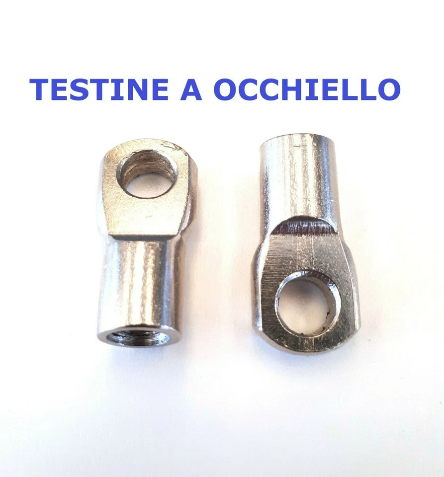 PISTONE molla a GAS Testine a OCCHIELLO 28 Tipi di Interasse - PISTONI RICAMBIO - Immagine 3 di 3