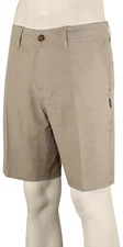 O'Neill Reserve Light Check 19" Walk Shorts - Dark Khaki - New