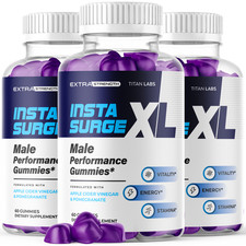  3 Pack Insta Surge XL Advanced Male Support Supplement InstaSurgeXL 180Gummies
