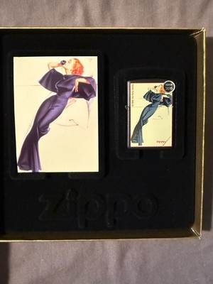ZIPPO limited edition Petty Girl  Satin Doll  NIB COA never struck Series