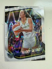 2025 Panini Prizm WNBA - Maddy Siegrist #50 White Seismic Prizm