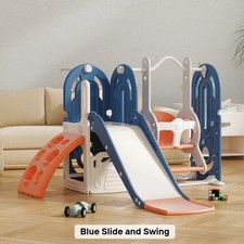 Kids 3-in-1 Slide  Swing Set   Indoor Toddler Playground
