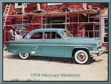1954 Mercury Monterey 2 Door Sedan Toolbox - Refrigerator Magnet 42 Mil 1954 Mercury Monterey 2 Door Sedan Toolbox - Refrigerator Magnet 42 Mil
