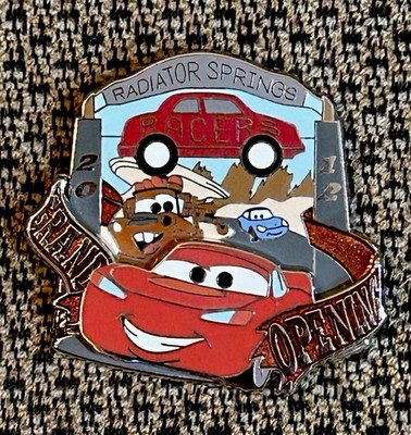 Disney DLR DCA Radiator Springs Racers Grand Opening 2012 Passholder Pin LE Cars