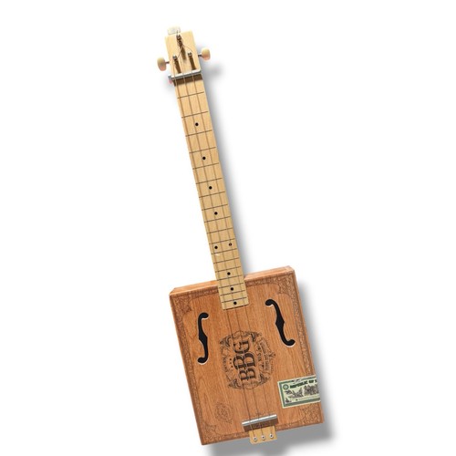 Blues Box Guitar BBG No 5 3 String Cigar Box Slide Guitar Folk Instrument
