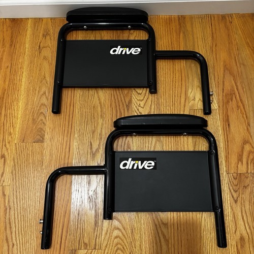 Drive Silver Sport II Wheelchair Replacement 16" On Center Armrest Set OEM