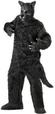 Big Bad Wolf Animal Costume With Mask 01011 Men'S Suit
