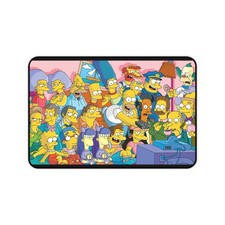 The Simpsons Main Characters High Def Video Game Home Office Desk Mat Mousepad
