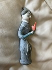 X-RARE Very Old Set of 5 Chinese Blue Glass Musicians Each Different,  Beautiful — photo 6