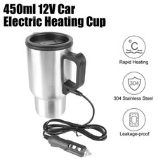 Camping Travel Kettle Electric Heating Car Kettle Stainless Steel Water Coffee