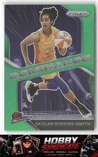 2021 Panini Prizm WNBA #14 Skylar Diggins-Smith Dominance Prizms Green