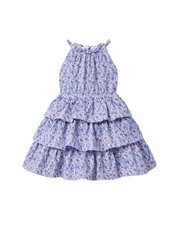 Janie And Jack Floral Tiered Ruffle Dress