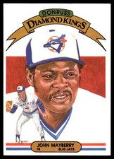John Mayberry 1982 Donruss #25 Blue Jays MLB READ FREE SHIPPING AutographDen