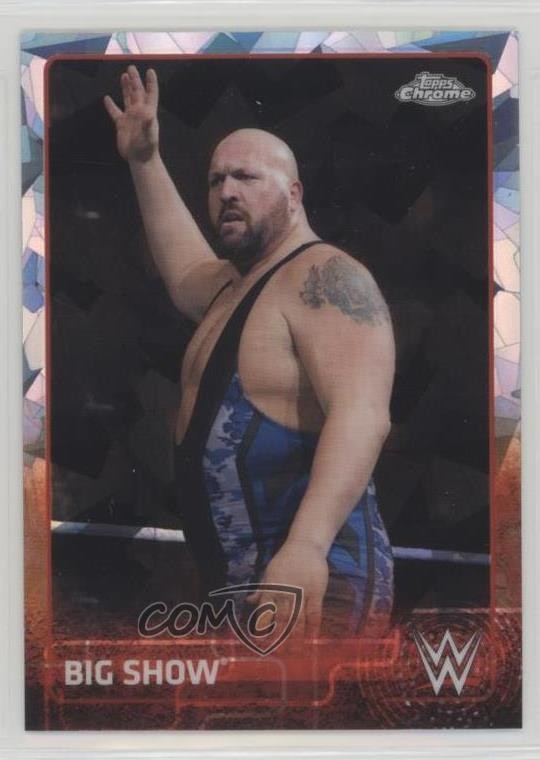 2015 Topps Chrome WWE Atomic Refractor Big Show #7 2rz