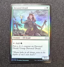 Magic: The Gathering Double Masters 2022 Uncommon: Devoted Druid Foil (143/331)