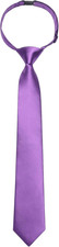 Boys Ties Solid Color Pre-Tied Kids Necktie for Age 8-12 Adjustable Woven Formal