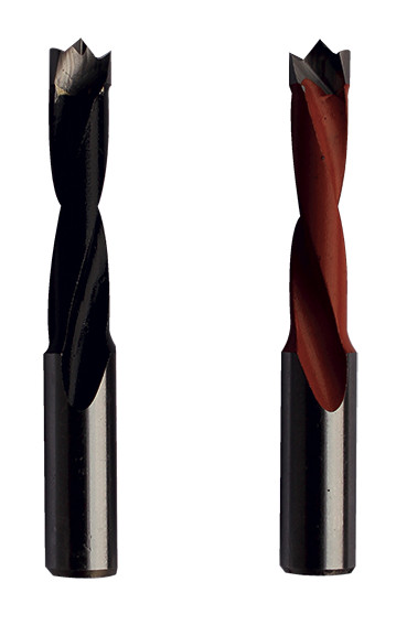 Mèche à tourillons HM de 8x27mm pour perceuse multibroche bois gauche